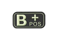 JTG Bloodtype Rubber Patch B Pos