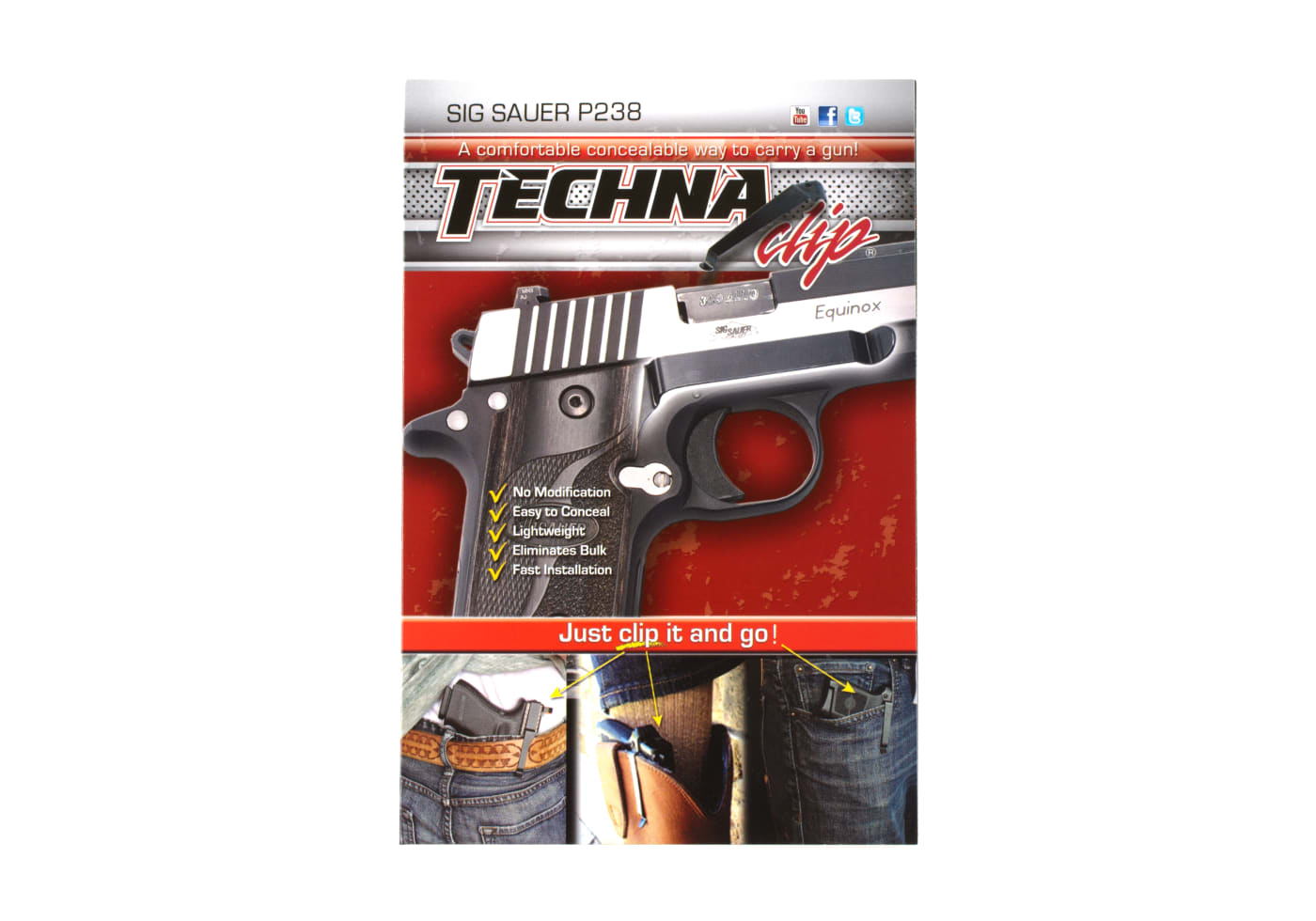 Technaclip Clip for SIG Sauer P238
