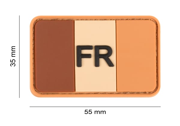 JTG France Flag Rubber Patch