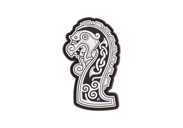 JTG Northman Dragon Ship Head Rubber Patch