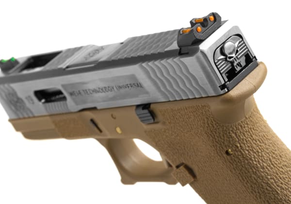 WE G-Force 19 SV Silver Barrel Metal Version GBB