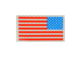 Clawgear IR Patch USA Color Inverted