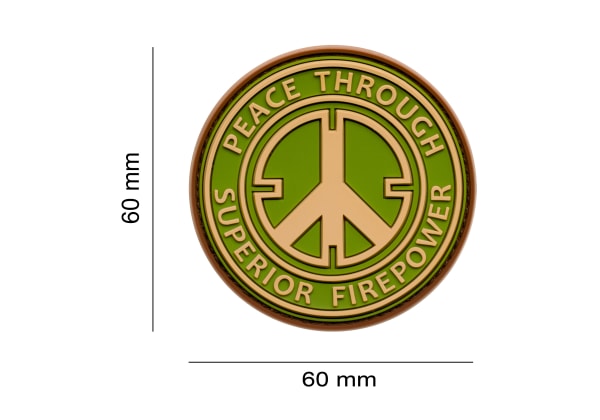 JTG Peace Rubber Patch