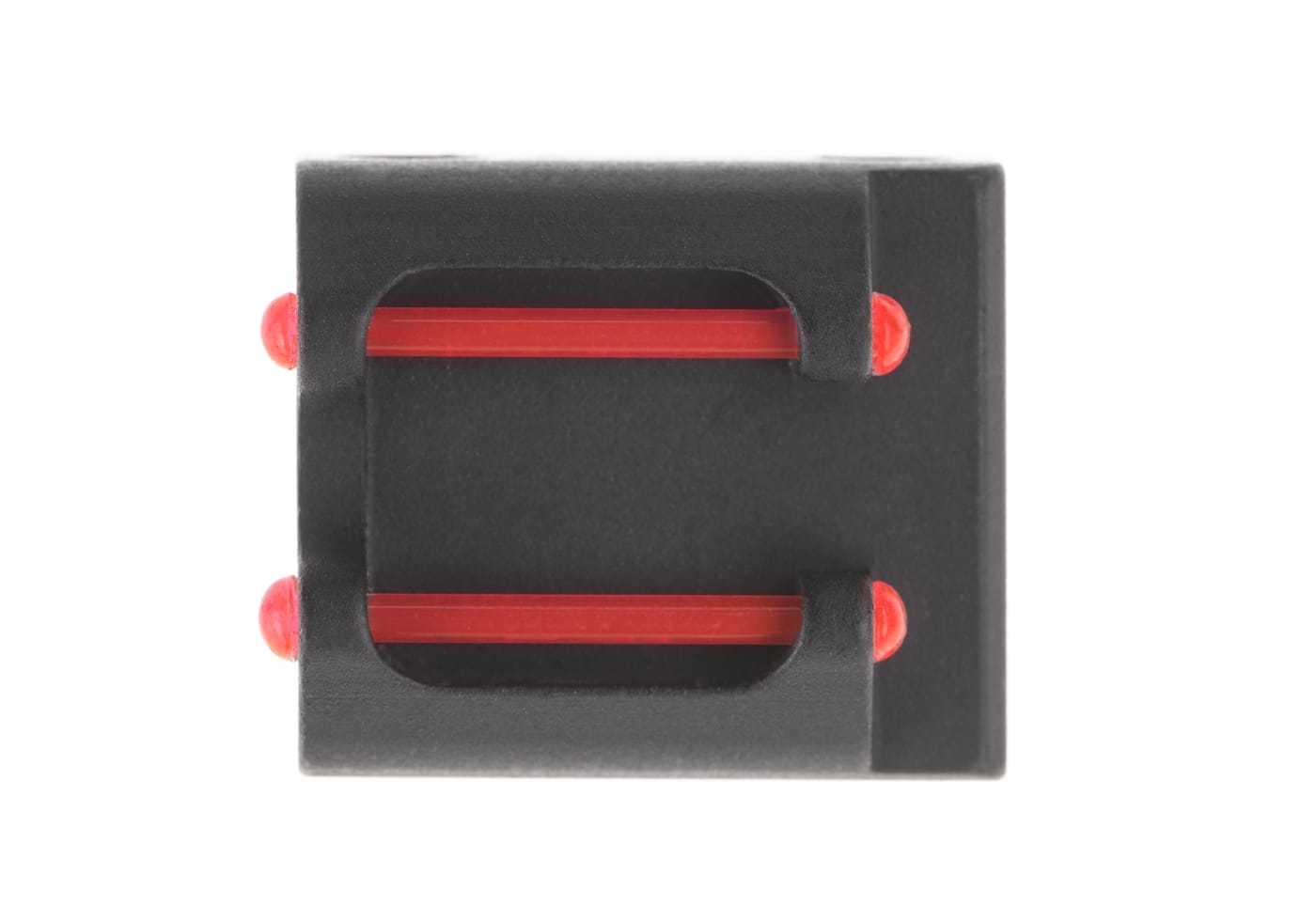 LPA Fiber Optic Rear Sight for 6-8mm Shotgun Ribs