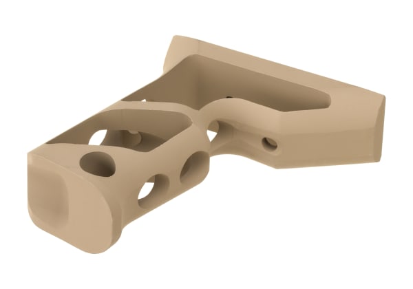 Metal CNC Long Angled Grip for Keymod