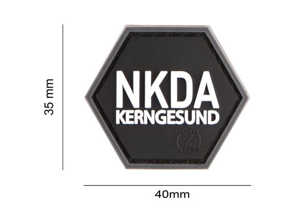 JTG NKDA Kerngesund Hexagon Rubber Patch
