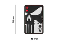 JTG Punisher Ace of Spades Rubber Patch