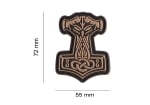 JTG Thors Hammer Rubber Patch