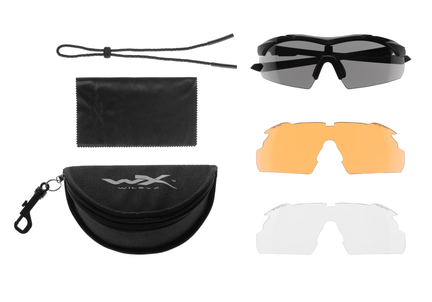 Wiley X WX Vapor 2.5 Comm Grey / Clear / Light Rust