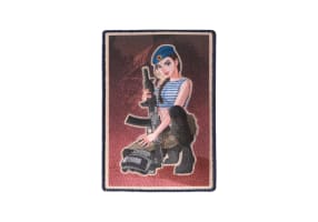 Airsoftology Pinup Girl Russian Spetnaz Woven Patch