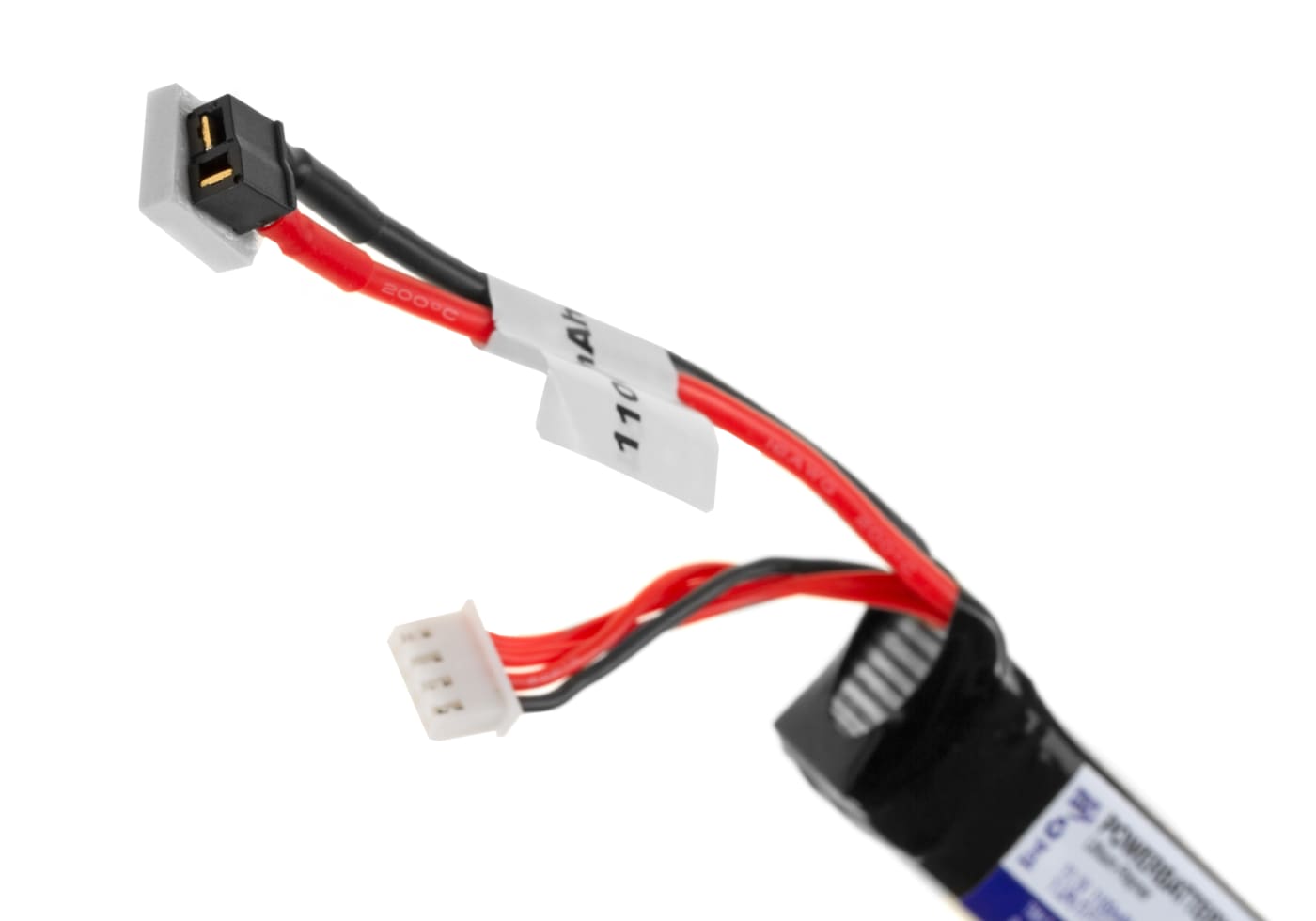 Pirate Arms LiPo 11.1V 1100mAh 20C Stock Tube Type Mini T-Plug