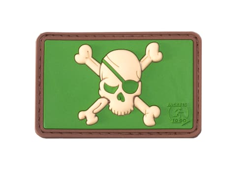 JTG Pirate Skull Rubber Patch