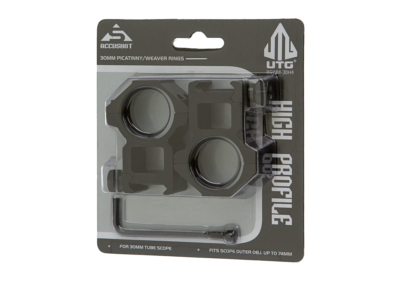 Leapers 30mm Mount Rings High