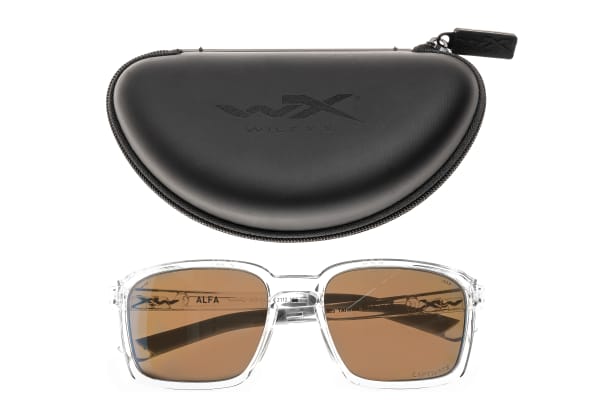 Wiley X WX Alfa Captivate Polarized Blue Mirror