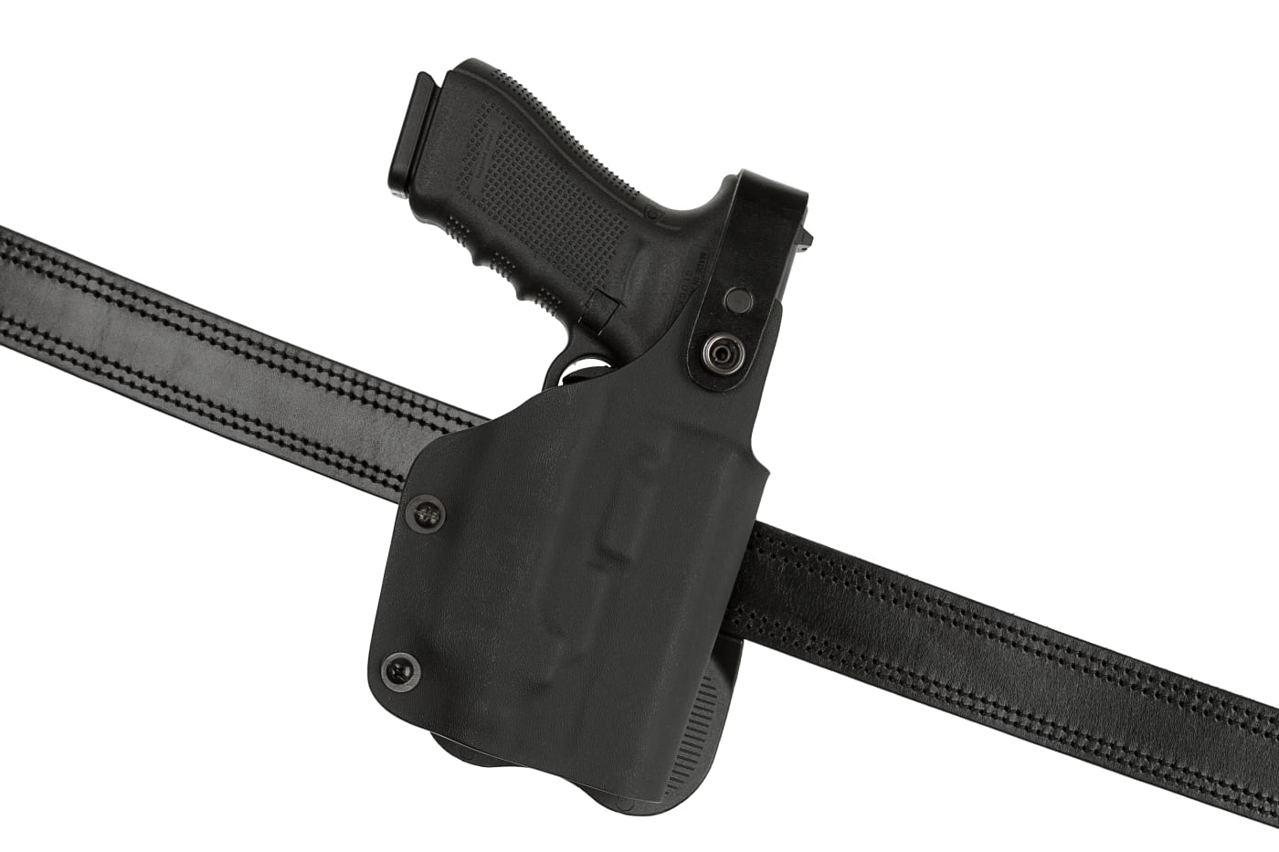 Frontline Thumb-Break Kydex Holster für Glock 17 GTL Paddle