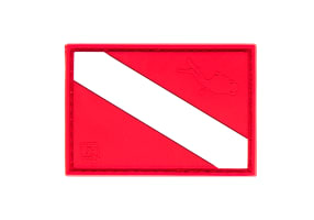 JTG Diver Down Flag Rubber Patch