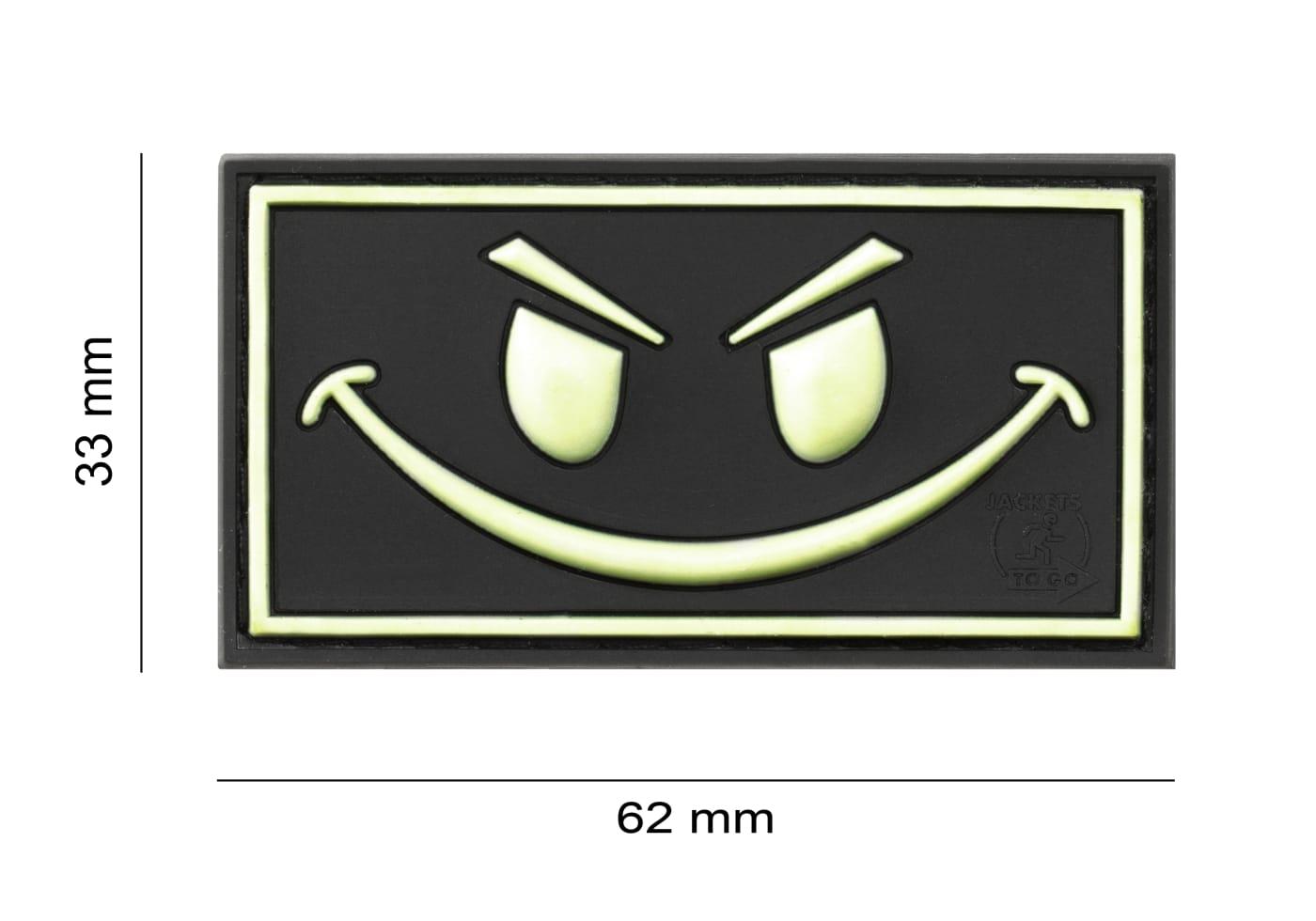 JTG Evil Smile Rubber Patch