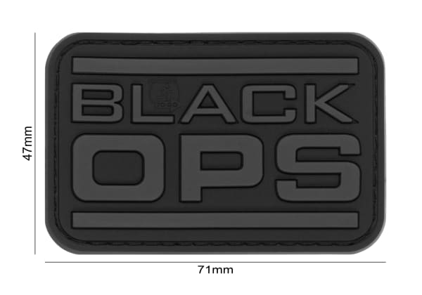 JTG Black OPS Rubber Patch