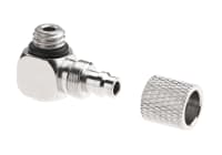 EpeS HPA 6mm Hose Coupling with Screwed Catch 90 Degree - Outer M6 Thread