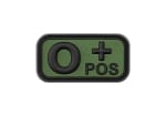 JTG Bloodtype Rubber Patch 0 Pos