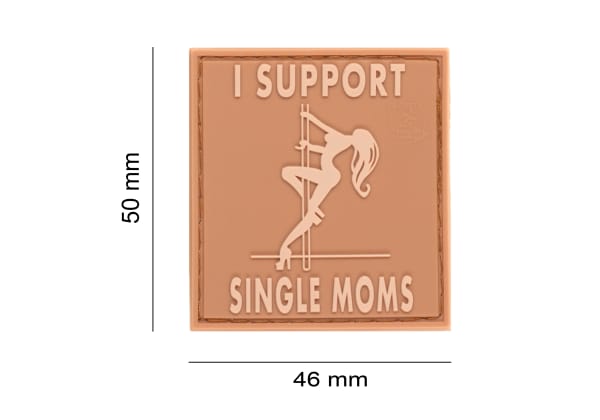 JTG I Support Single Mums Rubber Patch