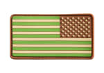 JTG US Flag Rubber Patch Reversed