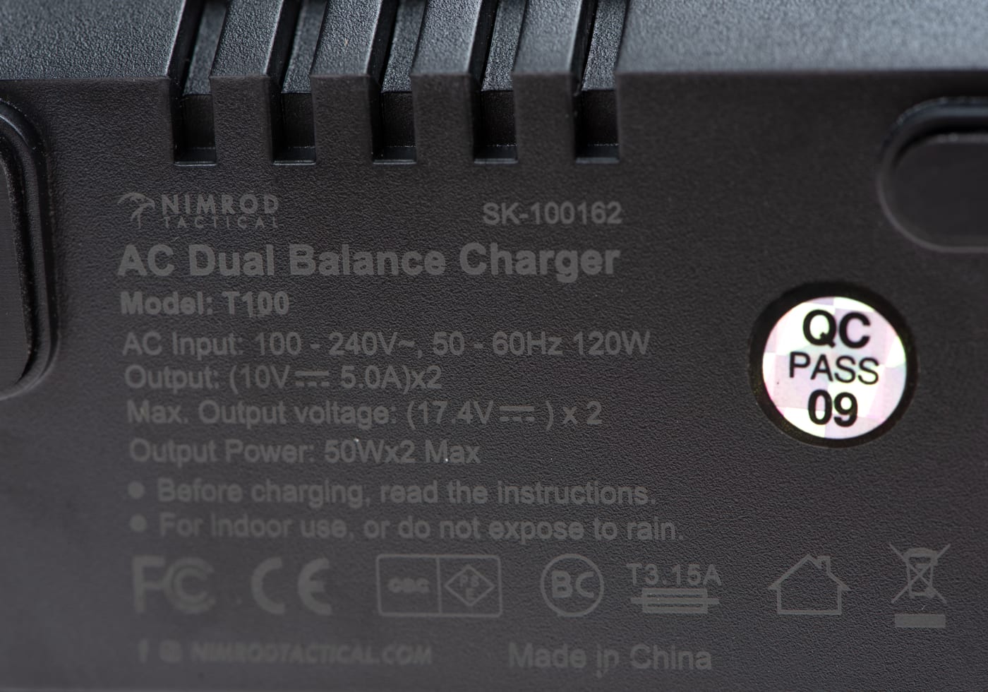 Nimrod T100 Multi-Chemistry Dual Charger