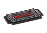 JTG Large Walhalla Ticket Rubber Patch