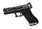 WE G-Force 17 SV Silver Barrel Metal Version GBB