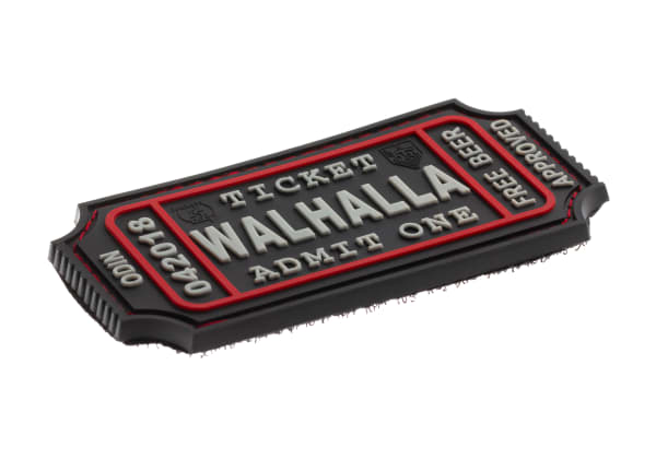 JTG Large Walhalla Ticket Rubber Patch