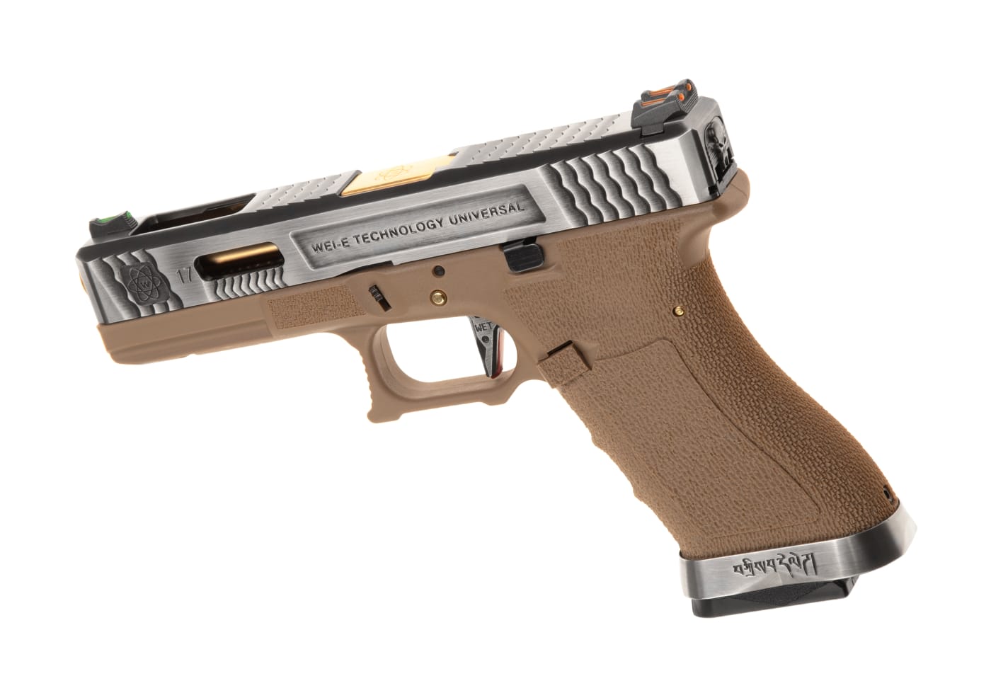 WE G-Force 17 SV Gold Barrel Metal Version GBB