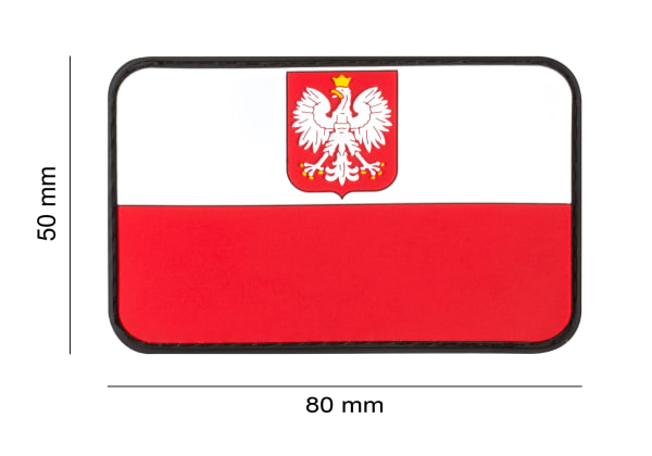 JTG Poland Flag Rubber Patch