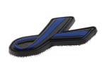 JTG Thin Blue Line Ribbon Rubber Patch