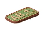 JTG Bloodtype Rubber Patch AB Pos