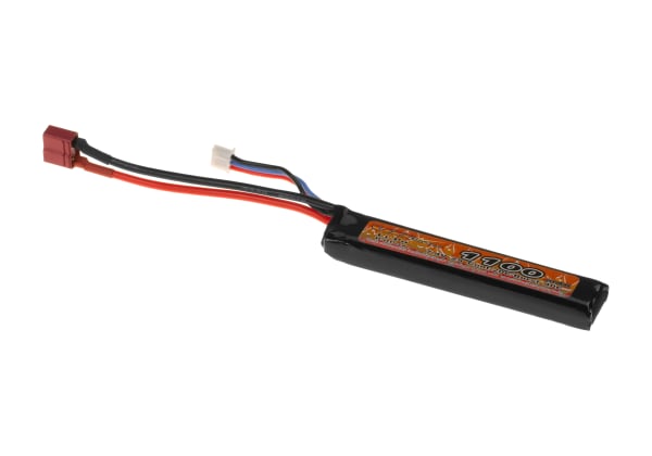VB Power Lipo 7.4V 1100mAh 20C Stock Tube Type T-Plug
