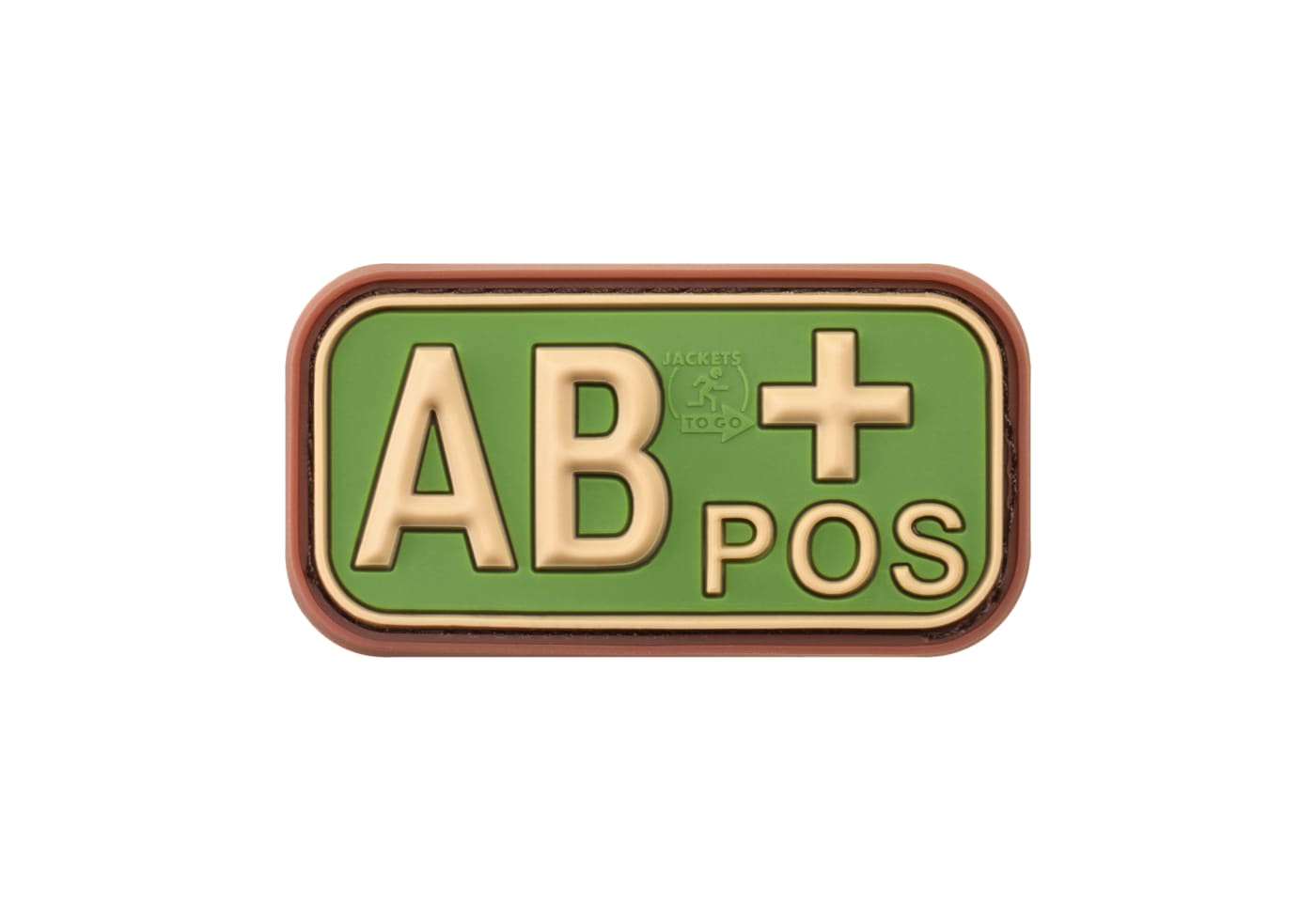 JTG Bloodtype Rubber Patch AB Pos