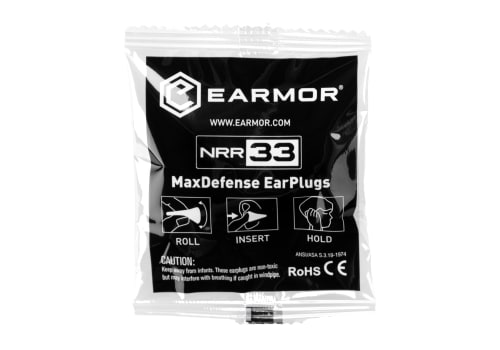 Earmor MaxDefense Ear Plugs NRR33 200 Pairs Box