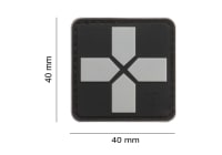 JTG Red Cross Rubber Patch 40mm