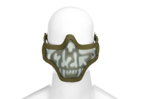 Invader Gear Steel Half Face Mask Death Head