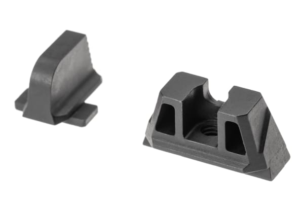Strike Industries Iron Front and Rear sights for Sig Sauer P320 Suppressor Height