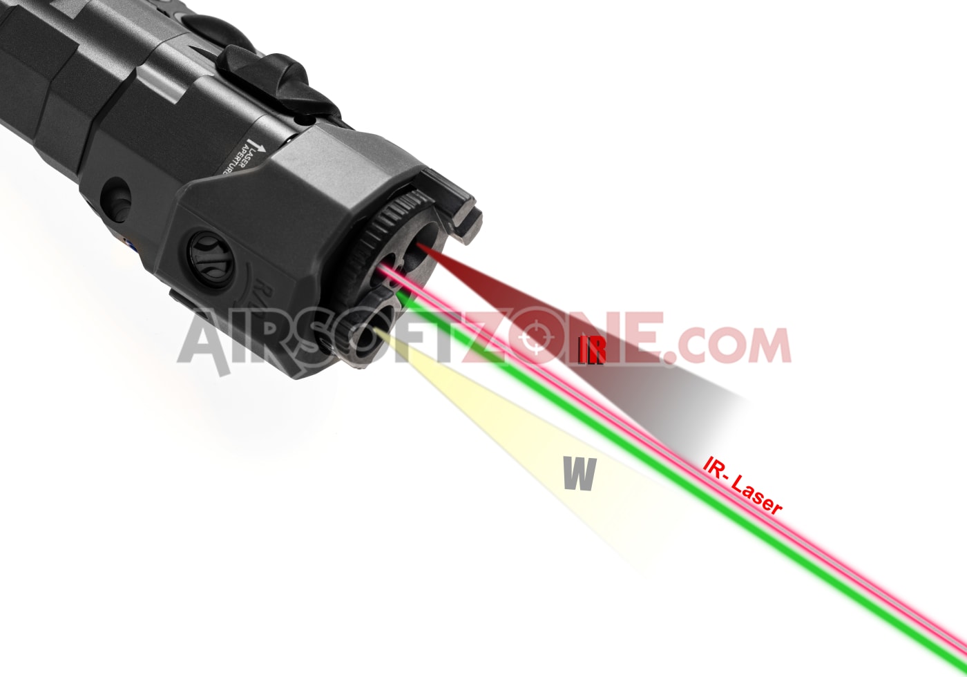 UK Arms Green Laser W/ IR Picatinny for Rail Airsoft - ModernAirsoft