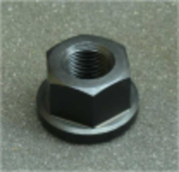 Flange Nut, Plain, 3/4"-16 Black Oxide Finish