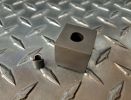 Custom uuD Die Set, 0.315" Dia by 0.295" over flat Single "D". Recommended maximum 16 gauge mild steel /14 gauge aluminum.