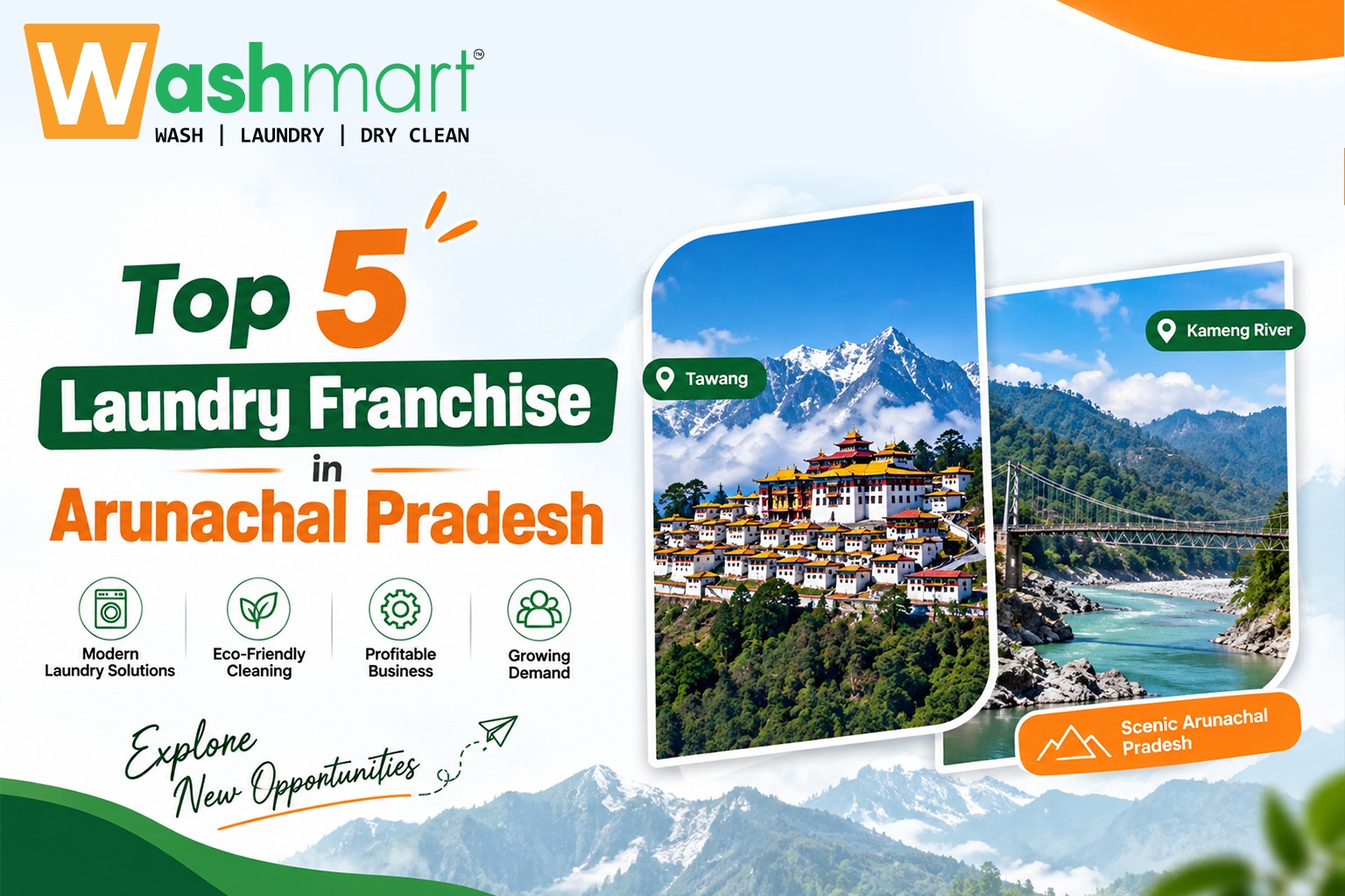 Top 5 Laundry Franchise in Arunachal Pradesh