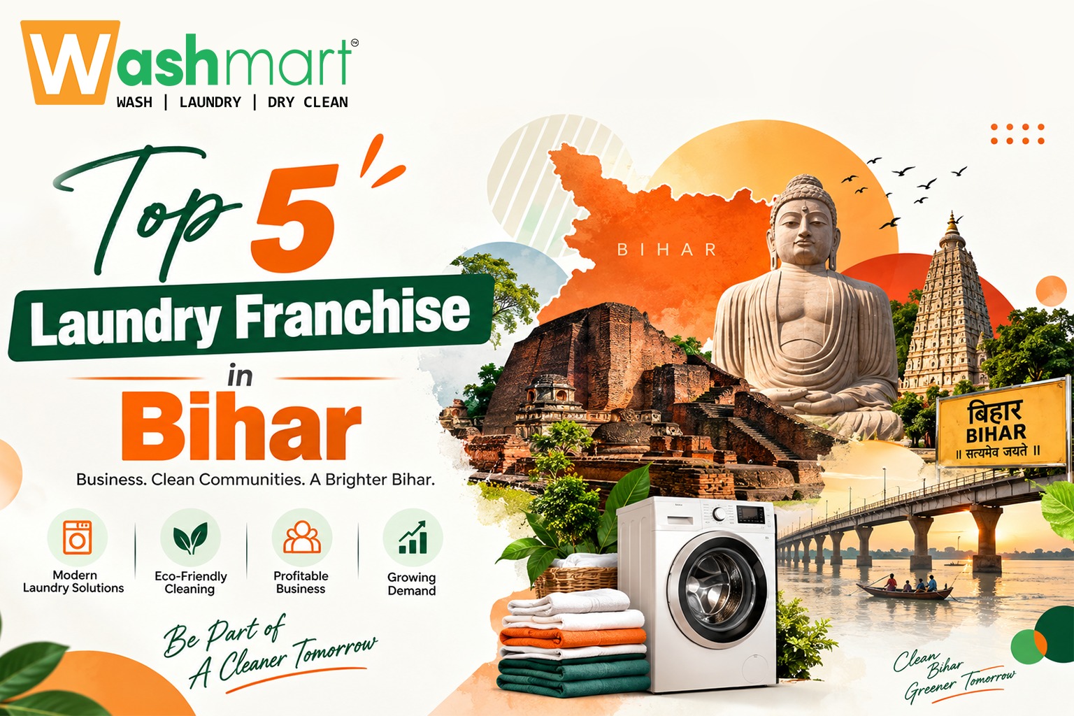 Top 5 Laundry Franchise in Bihar