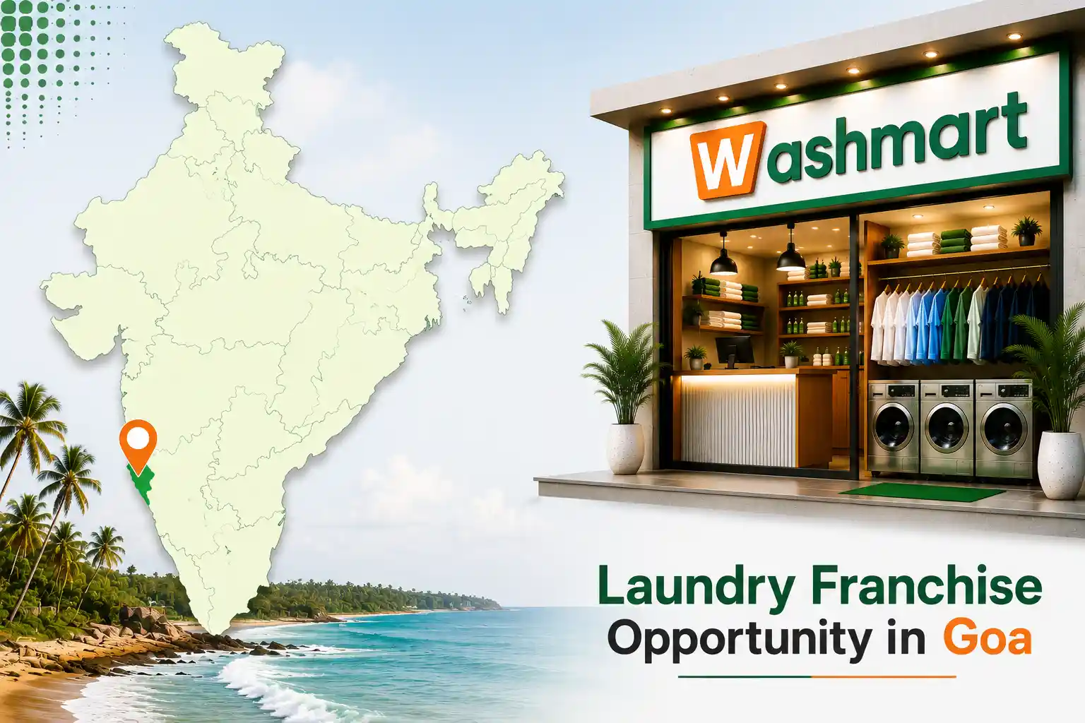 Laundry Franchise Opportunity in Goa with Washmart