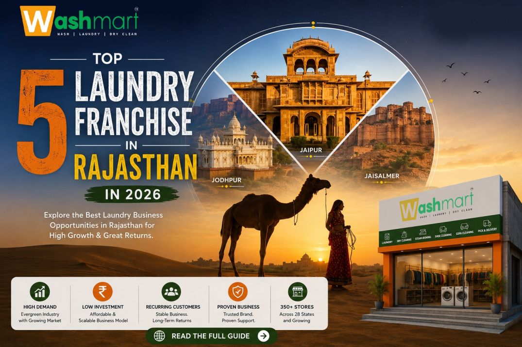 Top 5 Laundry Franchise in Rajasthan in 2026