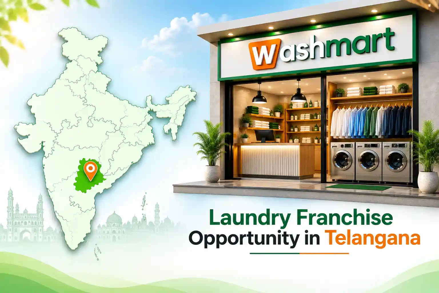 Laundry Franchise in Opportunity in Telangana with Washmart
