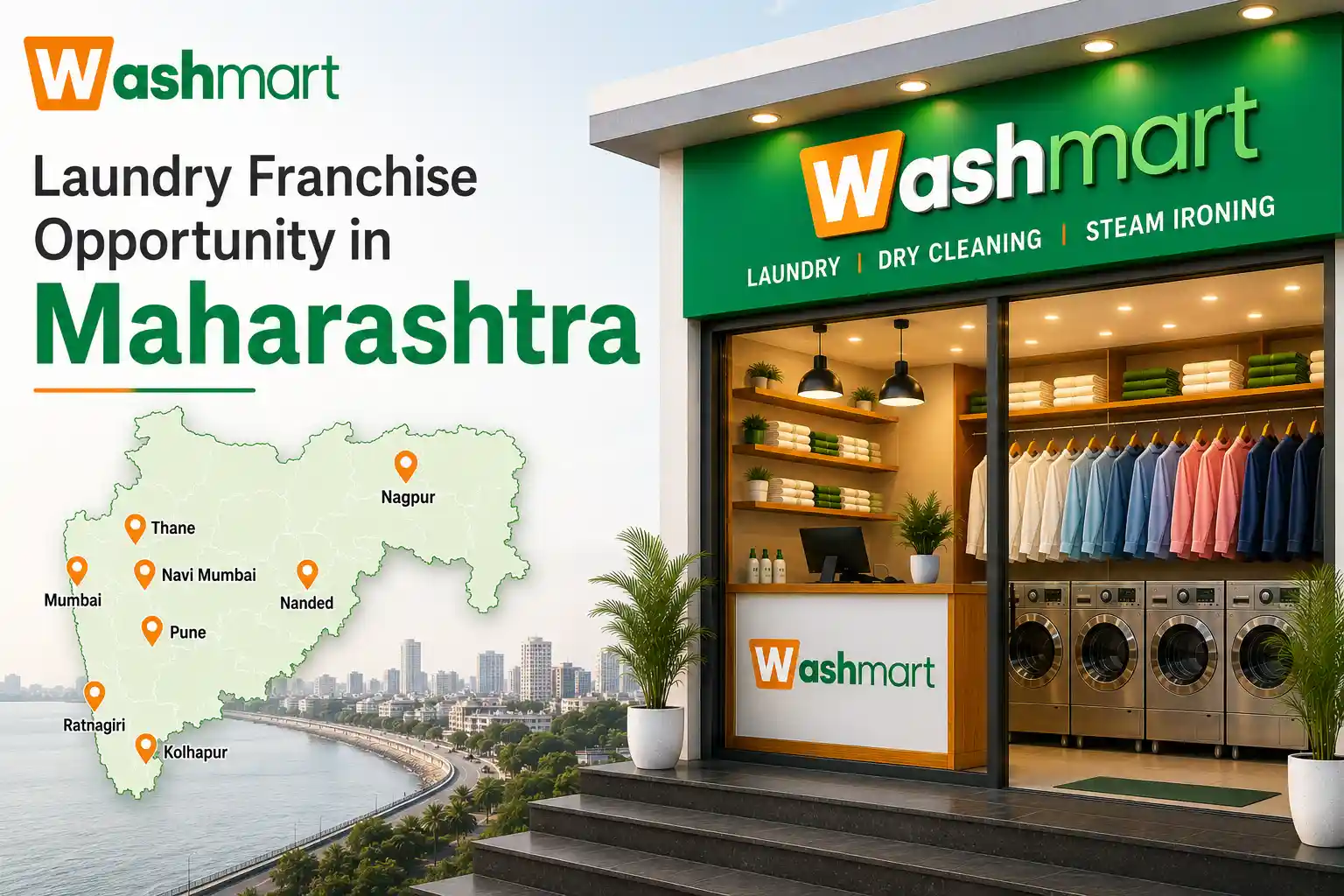 Laundry Franchise Opportunity in Maharashtra with Washmart