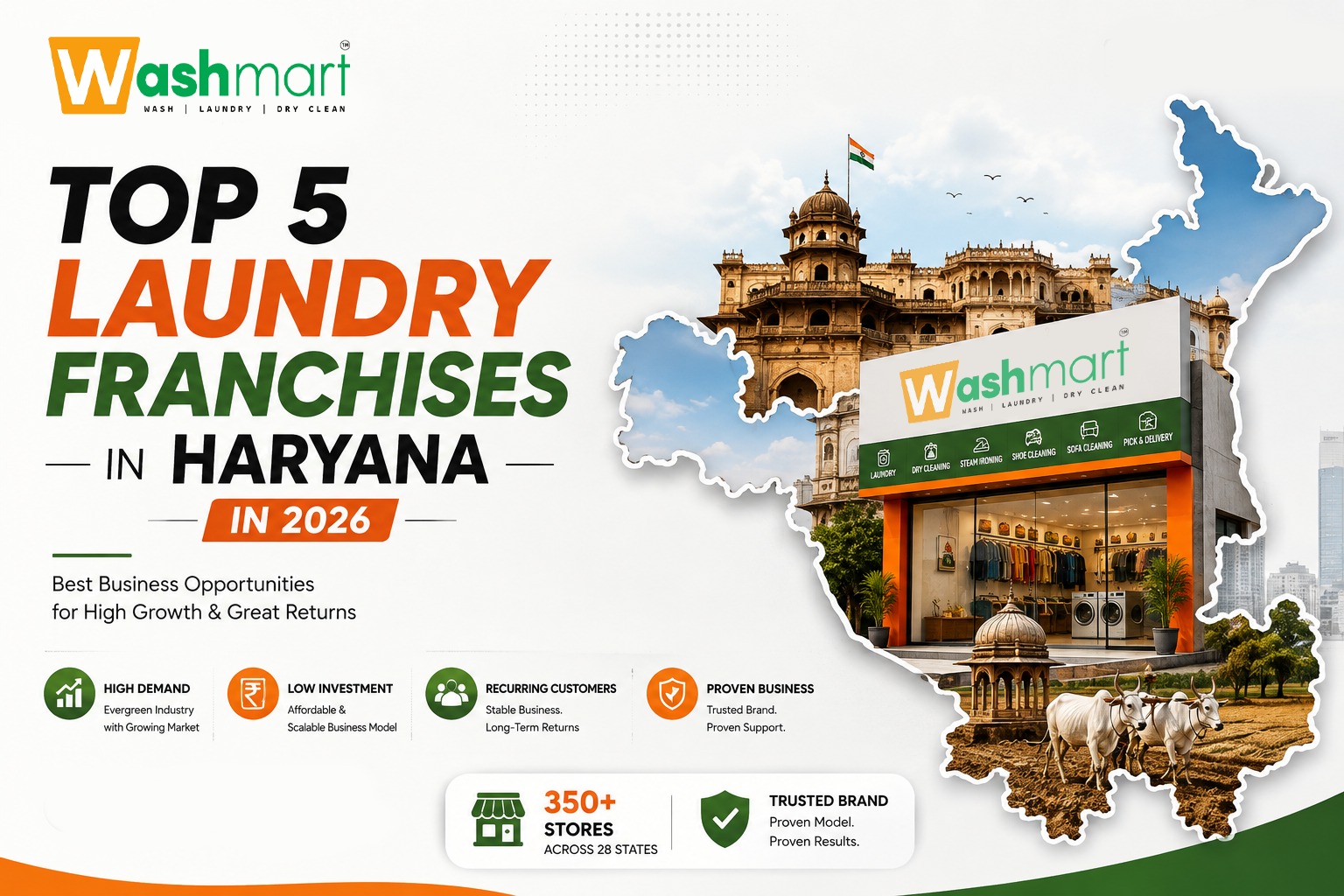 Top 5 Laundry Franchise in Haryana in 2026